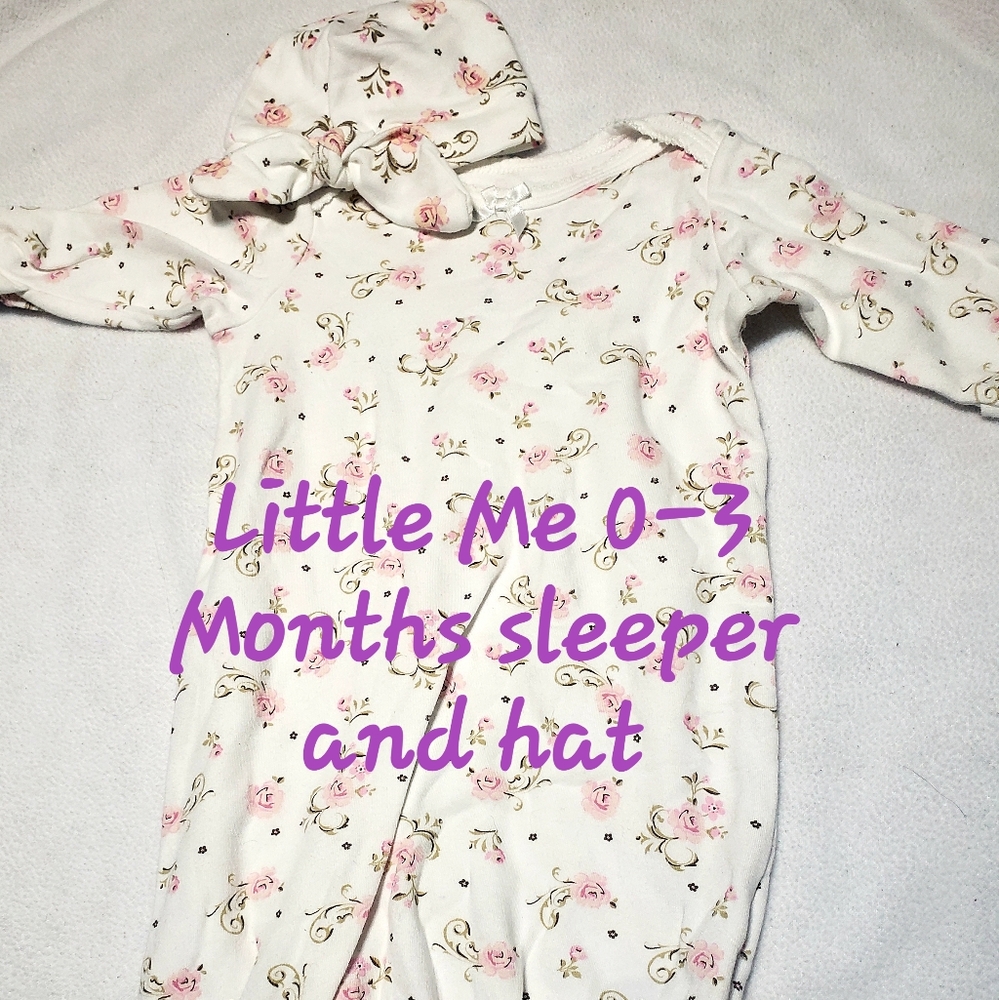 Little Me Sleeper and Hat